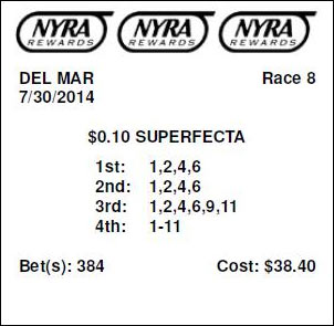 Superfecta Betting